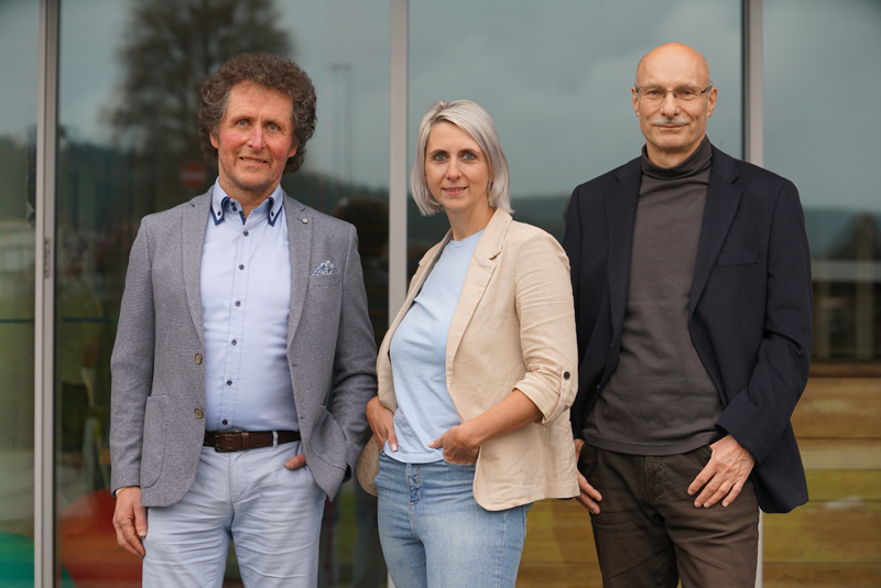 Vorstand der Ersten Deutschen Vorsorge mit Ralf Grundig, Julia Klinger und Uwe Stein